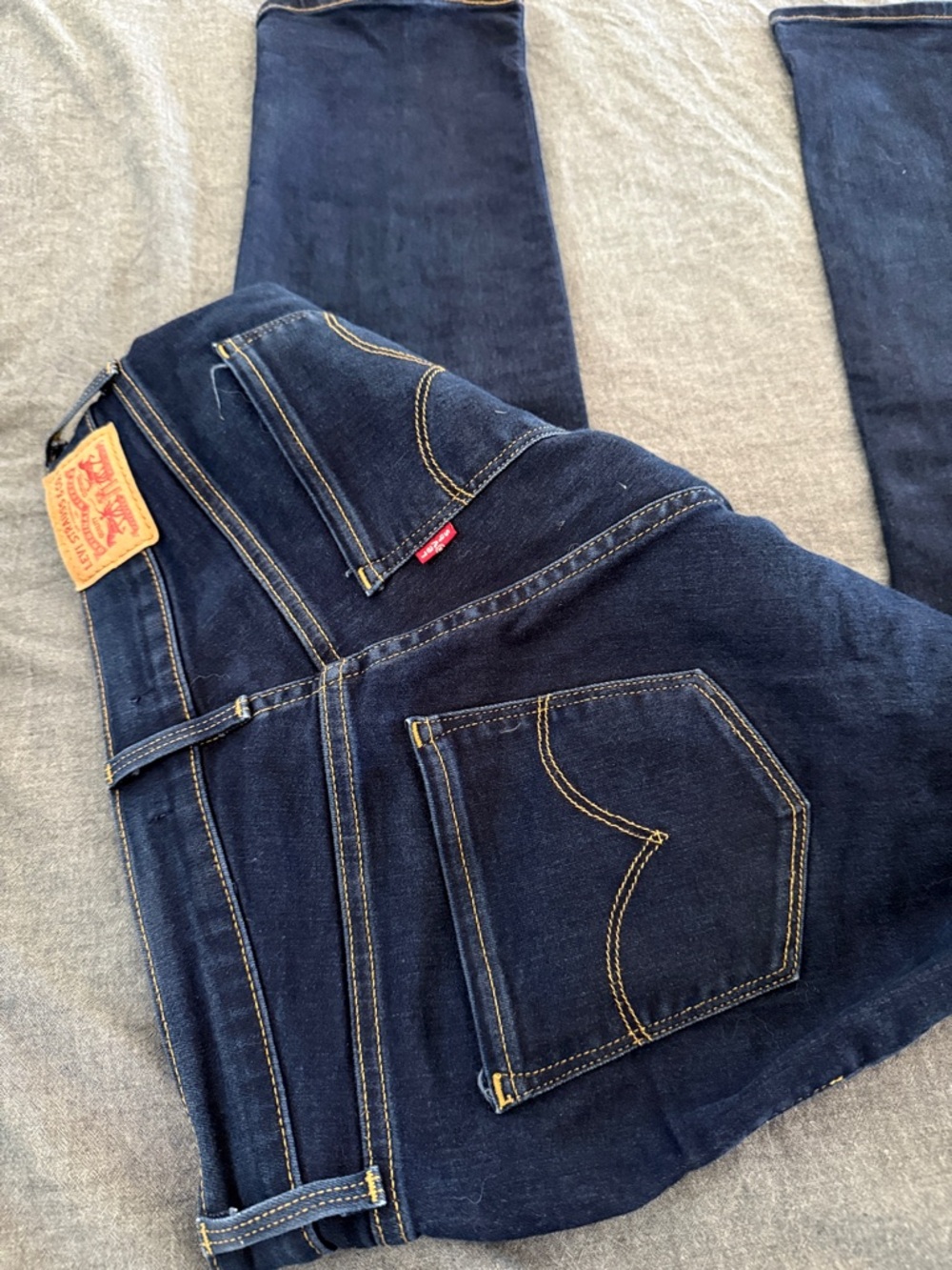 Levi’s 314 Dark Blue Stretch Denim Jeans size 26